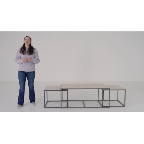 Greyleigh™ Kressley Stone Top Nesting Coffee Table & Reviews | Wayfair